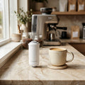 Coffee Machine Water Filter Cartridge on kitchen counter